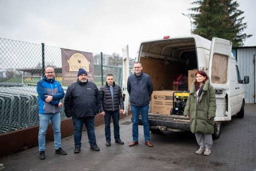 Przekazanie darów dla Złoczowa (Ukraina) CKiS w Pruszczu Gdańskim 27.12.2022 r.